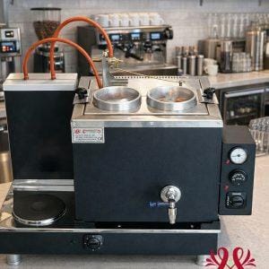 İki Demlikli Elektrikli Çay Kazanı Statik Boyalı