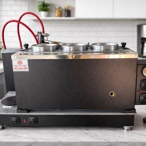 Üç Demlikli Elektrikli Çay Kazanı Statik Boyalı