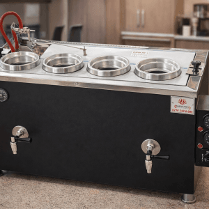 Elektrikli Çay Kazanı Dört Demlikli Ofis Tipi Çay Makinesi