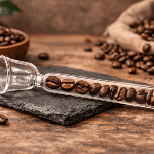Cam Kahve Ölçeği – Kahve Çekirdeği Ölçme Aparatı