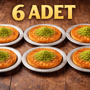 6’lı Alüminyum Künefe Tabağı – Tek Kişilik Künefe Sunum Tabakları